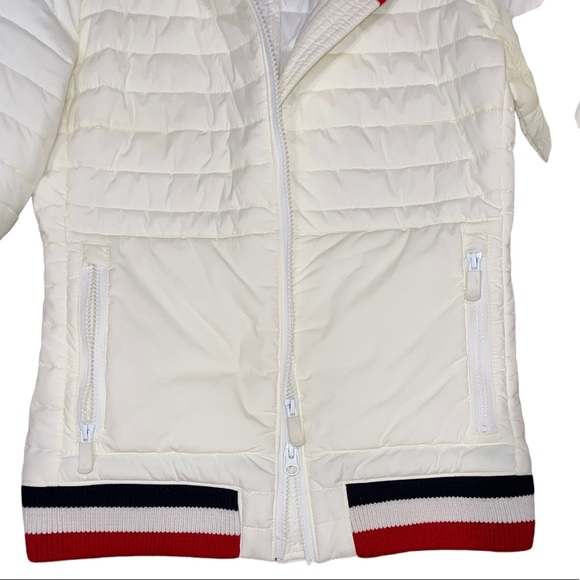 Rossignol Woman’s White Cyrus Channel Quilted Jacket Size 42 (Large/10 US) - Picture 8 of 11